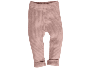 Baby und Kinder Leggings Bio-Baumwolle Strick rose
