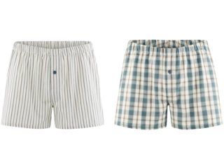 Herren Boxershorts "Gregor" 2er Pack salvia-natur