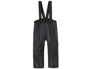 Kinder Trägerhose, Merino-Wollwalk (kbT) anthrazit