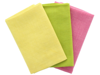 Jahreszeitentücher 3er-Set 100% Schurwolle (kbT), 65x65cm