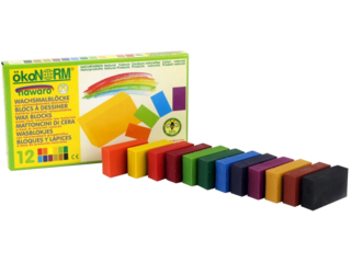 Wachsmalblöcke 12er-Set