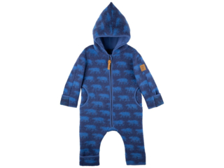 Baby und Kinder Overall mit Kapuze Wollwalk nautic Eisbären