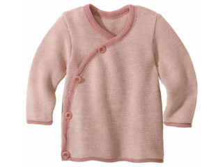 Baby-Jacke melange-rosé