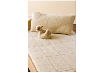 Topper Unterbett aus Merino Wollplüsch (kbT) 90x200 cm