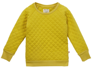 Kinder Pullover gesteppt gelb