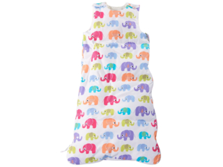 Winterschlafsack Baby, Daunen, "Elefanten"