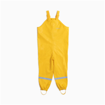 BMS Kinder Buddelhose Regenhose mit Latz Räuberwald SoftSkin gelb 1