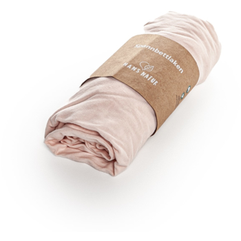 HANS NATUR Spannbettlaken Bio-Baumwolle rose