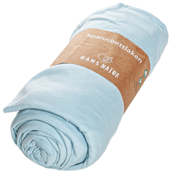 HANS NATUR Spannbettlaken aqua Steghöhe 25 cm 1