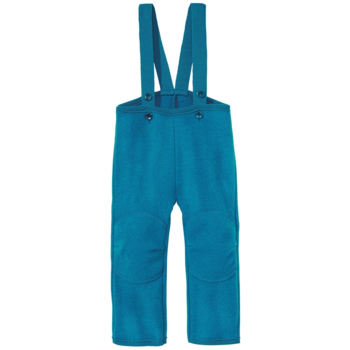 Disana Kinder Trägerhose, Merino-Wollwalk (kbT) blue