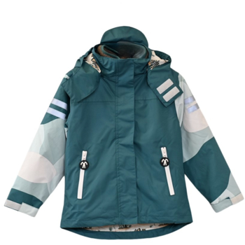 Ducksday Kinder Jacke mit Kapuze Vierjahreszeiten 3-in-1 "Breeze"