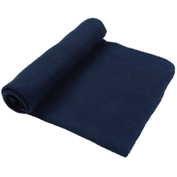 Reiff Strickwaren Wickeldecke Schurwolle (kbT) marine 1