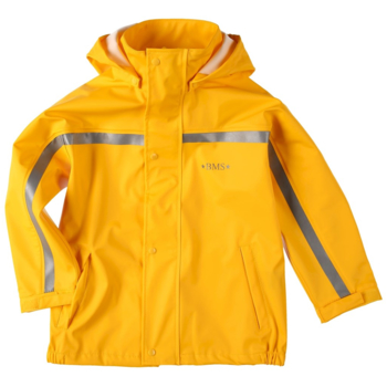BMS Kinder Buddeljacke und Regenjacke Räuberwald SoftSkin gelb