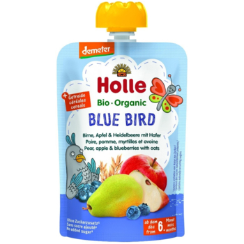 Holle Pouchy "Blue Bird" Bio-Früchtepüree