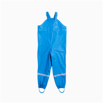 BMS Kinder Buddelhose Regenhose mit Latz Räuberwald SoftSkin hellblau 1