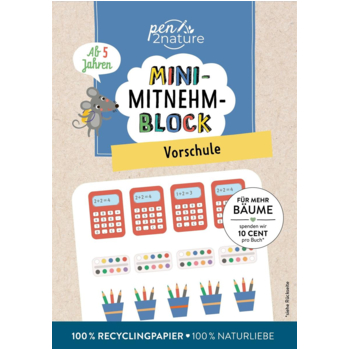 pen2nature Mini-Mitnehm-Block - Vorschule