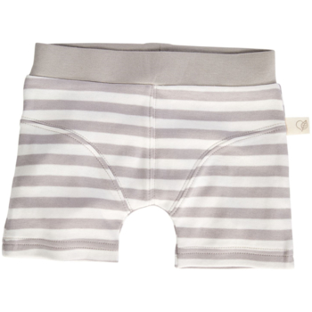 HANS NATUR Jungen Boxershorts Bio-Baumwolle grau-off white 1