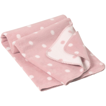 Richter Textilien Babydecke Bio-Baumwolle blush-Punkte 1