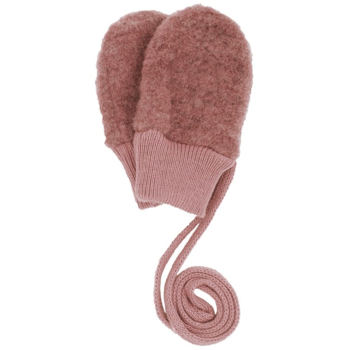 Maximo Baby Handschuhe Bio-Schurwolle Fleece heiderose-meliert