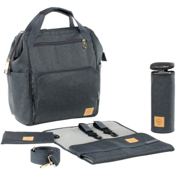 LÄSSIG Wickelrucksack - Glam Goldie Backpack, Anthracite