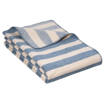 Richter Textilien Jacquard-Wohndecke Ida bluestone