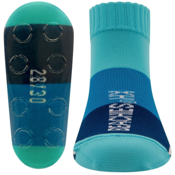Ewers Beachies Strandsocke Blockringel Kinder blau