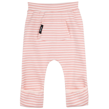 Baby Hose peach-gestreift