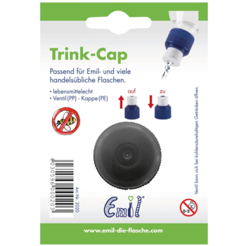 Emil Trink-Cap Schwarz 1Stk. Verblistert