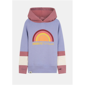 NOORLYS Kinder Hoodie TÜÜTJE PersianViolet/NostalgiaRose 1