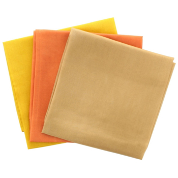 Jahreszeitentücher 3er-Set 100% Seide, 55x55cm