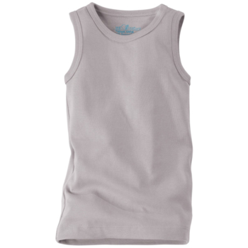 HANS NATUR Baby und Kinder Unterhemd Bio-Baumwolle grau 1