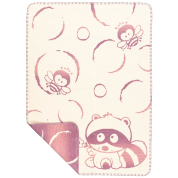 Richter Textilien Kuschel- und Krabbeldecke BW Bubbels mauve 1