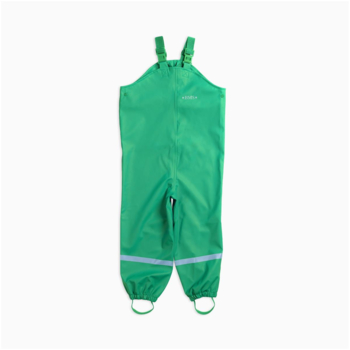 BMS Kinder Buddelhose Regenhose mit Latz Räuberwald SoftSkin grün