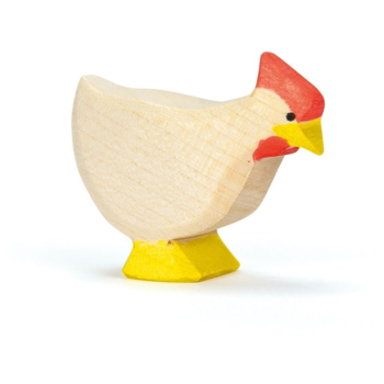 Ostheimer Huhn weiß stehend