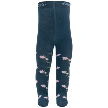 Ewers Baby- und Kinderstrumpfhose Blümchen blau
