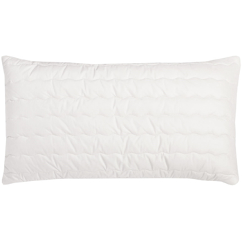 HANS NATUR Kopfkissen mit gesteppter Hülle, Füllung Schurwollkügelchen (kbT)