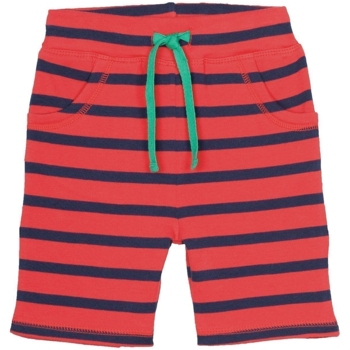 Frugi Baby und Kinder Bermuda rot-blau-geringelt