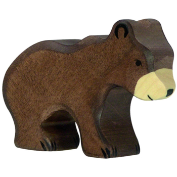 Holztiger Holzfigur "Braunbär, klein" Abenteuer Wildnis