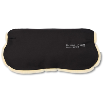 Hofbrucker Kinderwagen-Handwärmer mit Lammfellfutter, schwarz