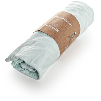 HANS NATUR Spannbettlaken Bio-Baumwolle mint