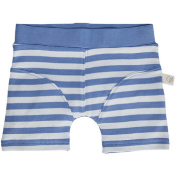 HANS NATUR Jungen Boxershorts Bio-Baumwolle blau-off white 1