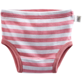 Kinder Slip Bio-Baumwolle rosa-off white 1