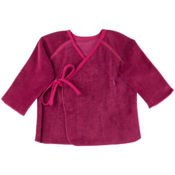 Baby Shirt zum Wickeln Nicky rote beete