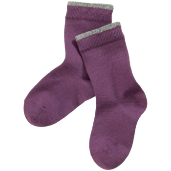 Kinder Socken dunkellila