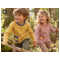 HANS NATUR Kinder Langarmshirt Bio-Baumwolle beere geringelt 3