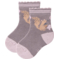 People Wear Organic Frottee-Socken grauviolett gemustert 1