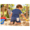 HANS NATUR Kinder Shorts Bio-Baumwolle blau-off white dunkel blau 4