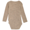 müsli by GREEN COTTON Langarmbody SW rip Balsam melange 2
