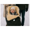 Kaiser Naturfellprodukte Fußsack Kinderwagen Lammfell "Coosy" black 4
