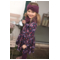 Enfant terrible Strick Stirnband aubergine 2